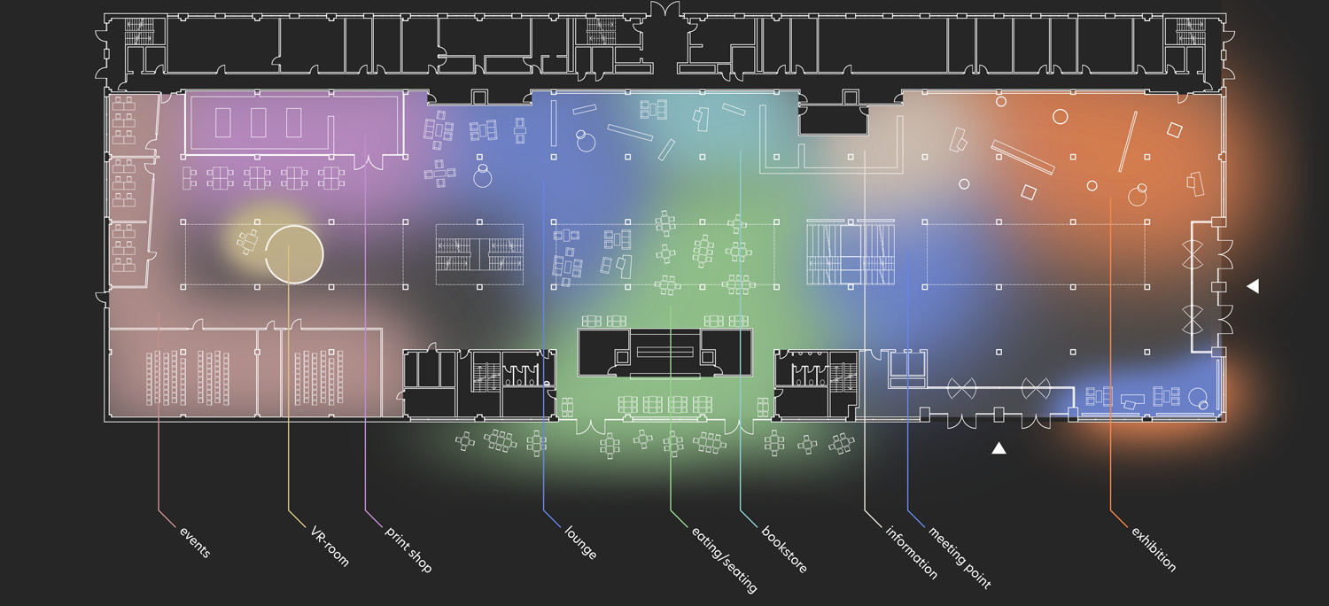 Ground-floor plan of the Ideathek