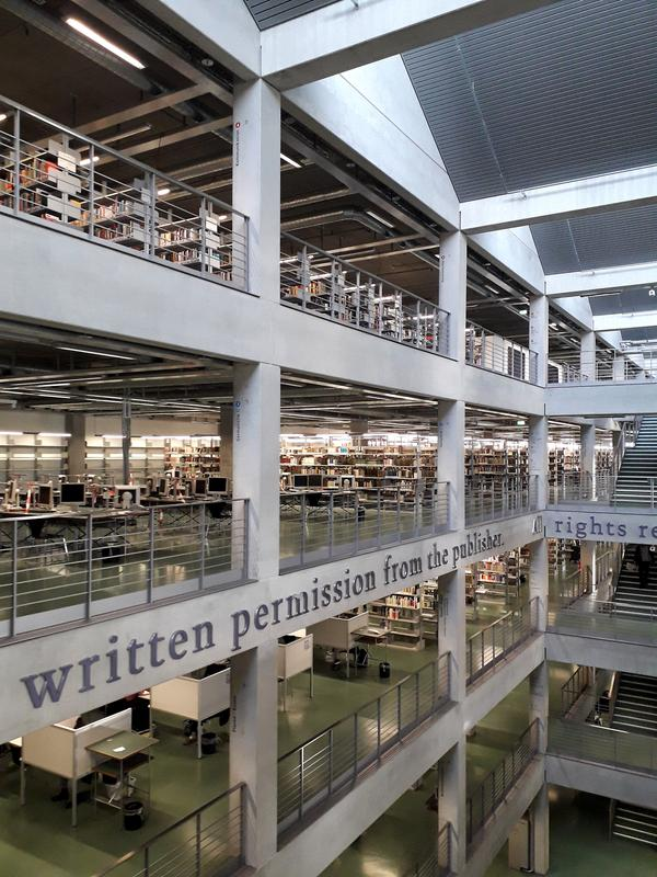 Interior of the library